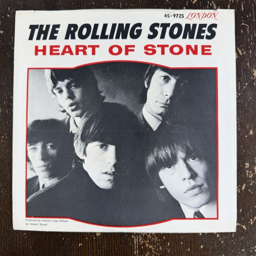 Rolling Stones Heart of Stone What a Shame London 45-9725 1964 US 7” 45 HEAR